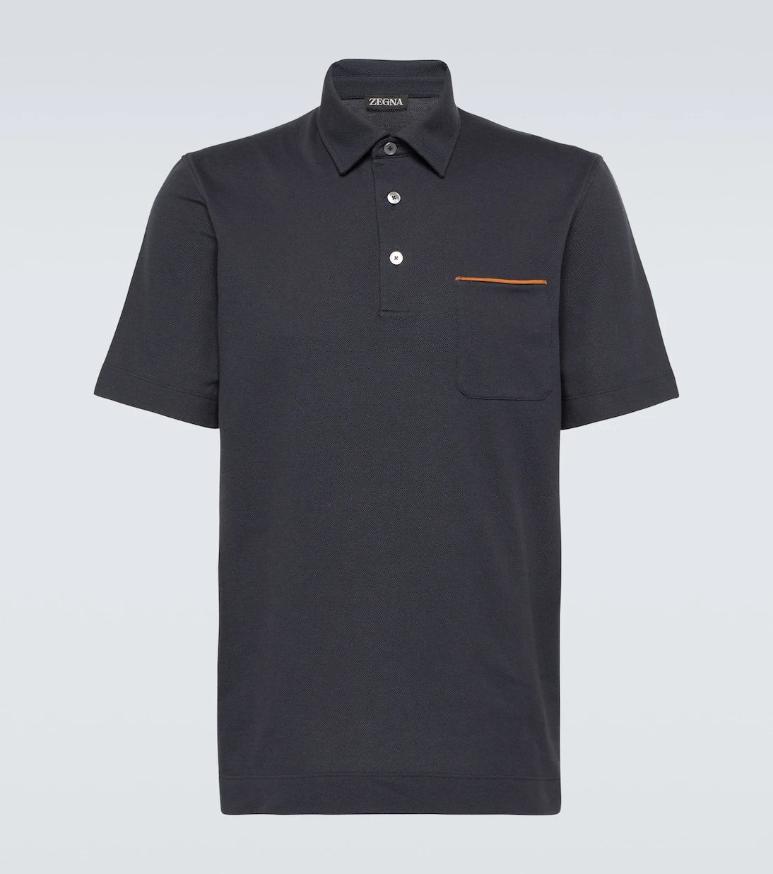Zegna - Cotton piqué polo shirt