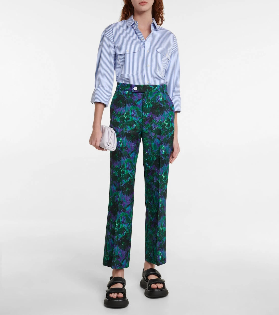 Plan C - Cropped floral pants