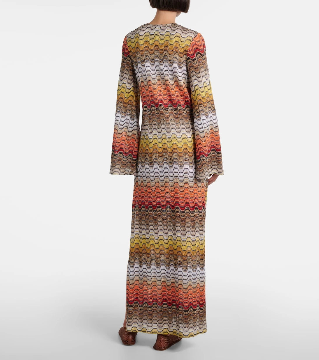 Missoni - Wave lamé beach dress