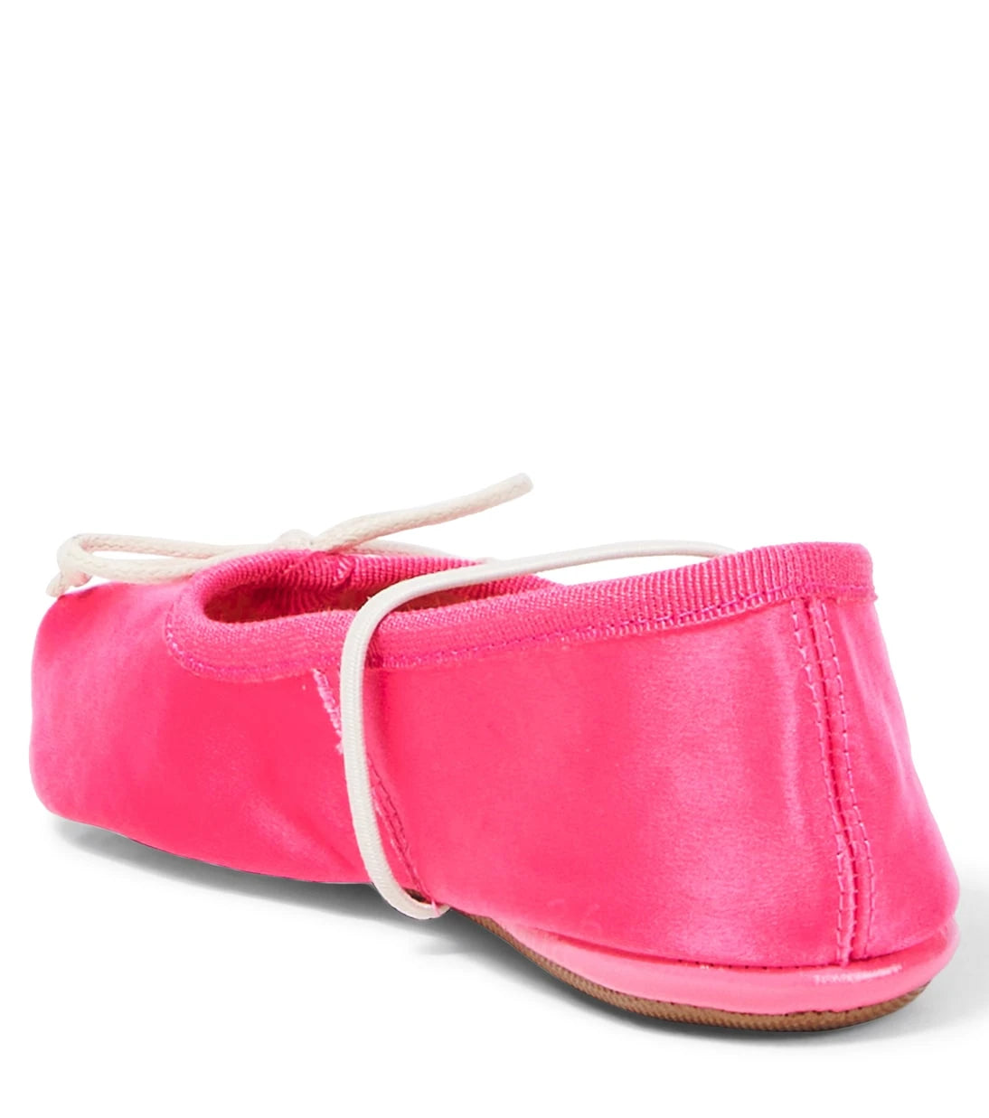 PèPè - Bow-detail satin ballet flats