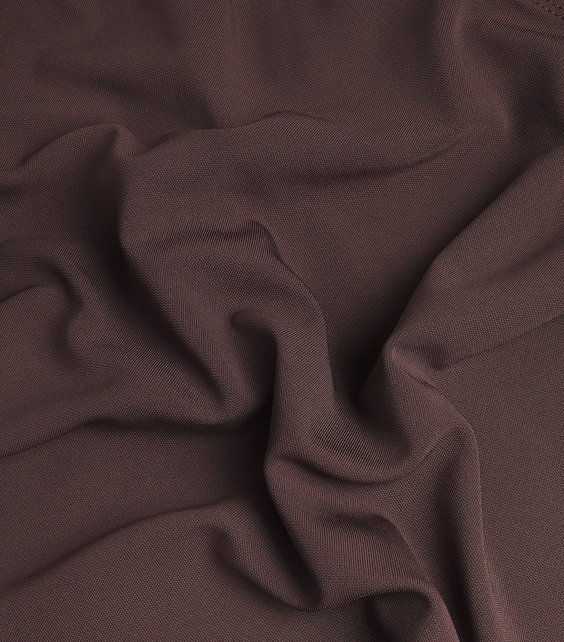 Good American Brown Matte Jersey Midi Skirt