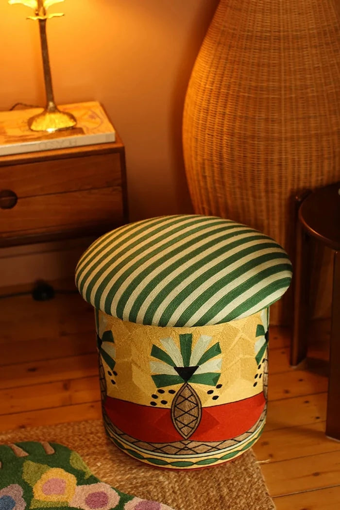 Пуф Doing Goods Paloma Palm Embroidere