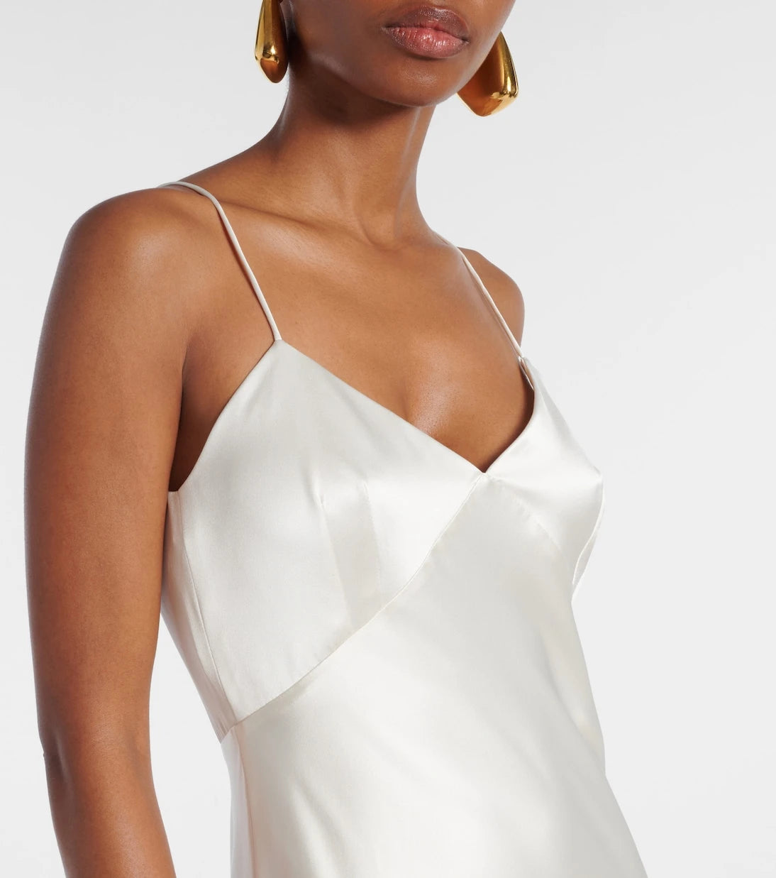 Max Mara - Silk satin gown