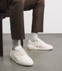 Eleventy Deerskin Low Sneakers