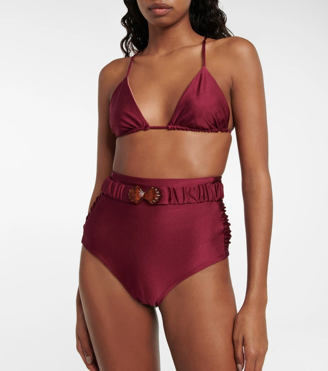Johanna Ortiz - High-rise belted bikini bottoms