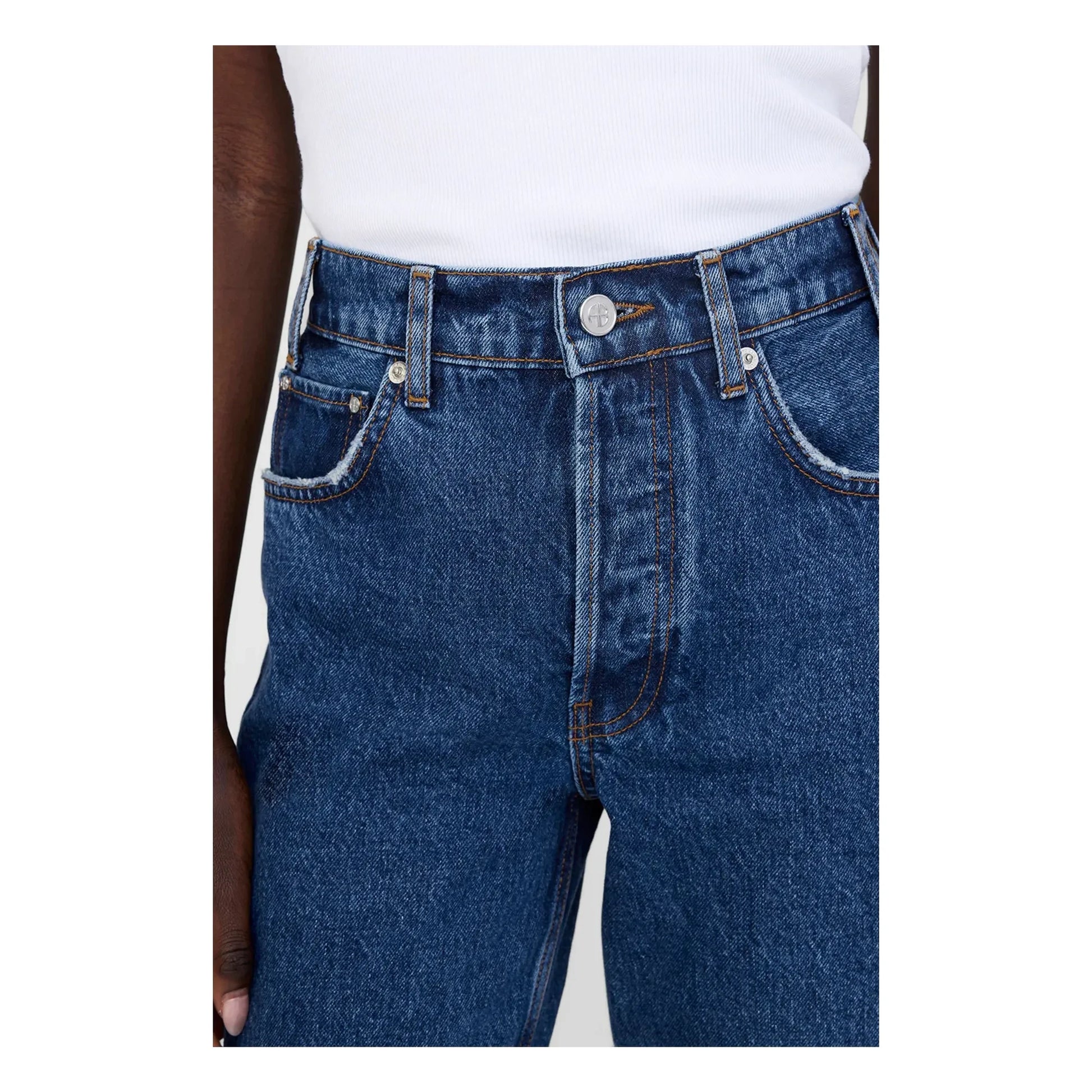 Anine Bing - Jean Roy 31" | Washed Blue