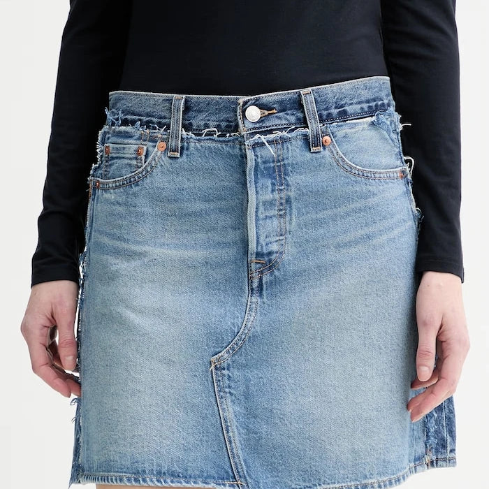 Дънкова пола Levi's DECONSTRUCTED EDGE