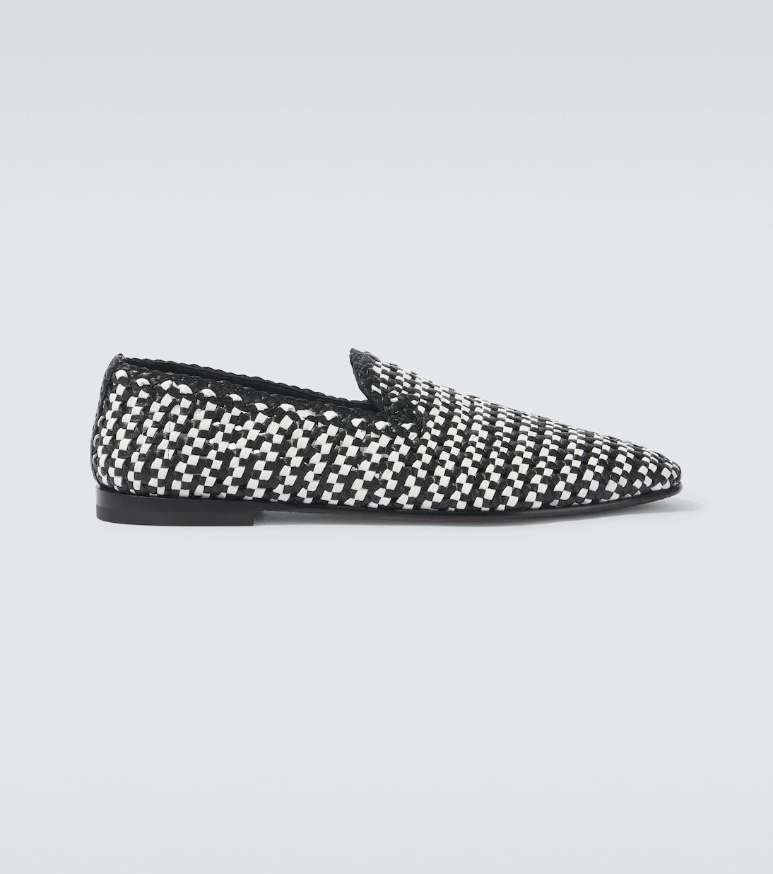 Dolce&Gabbana - Woven leather slip-on shoes
