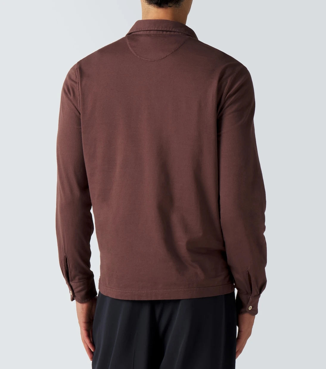 Fedeli - Cotton piqué polo shirt