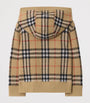 Burberry Kids Wool Check Zip-Up Hoodie (6-36 Months)