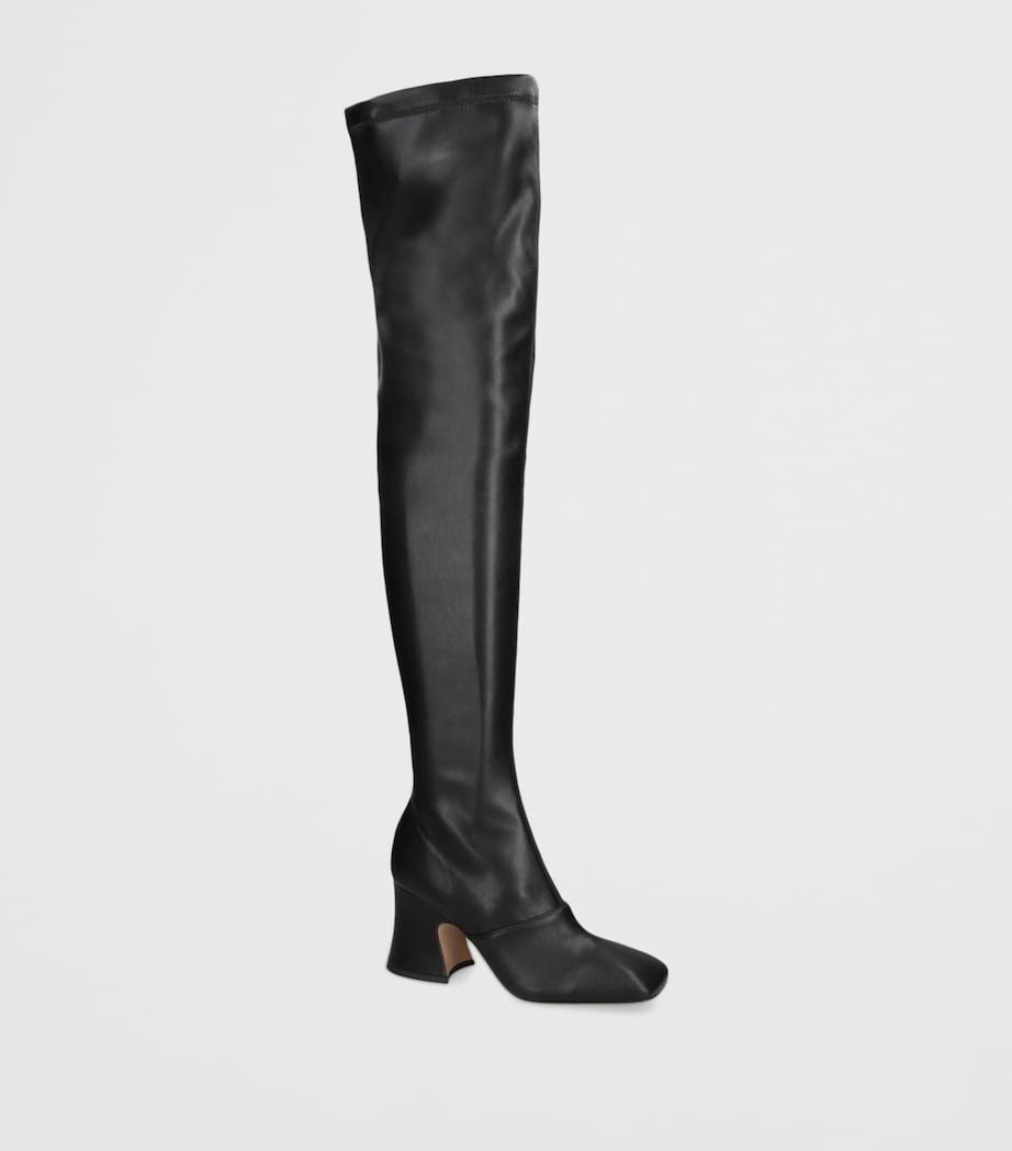 Leather Janis Over-The-Knee Boots 85