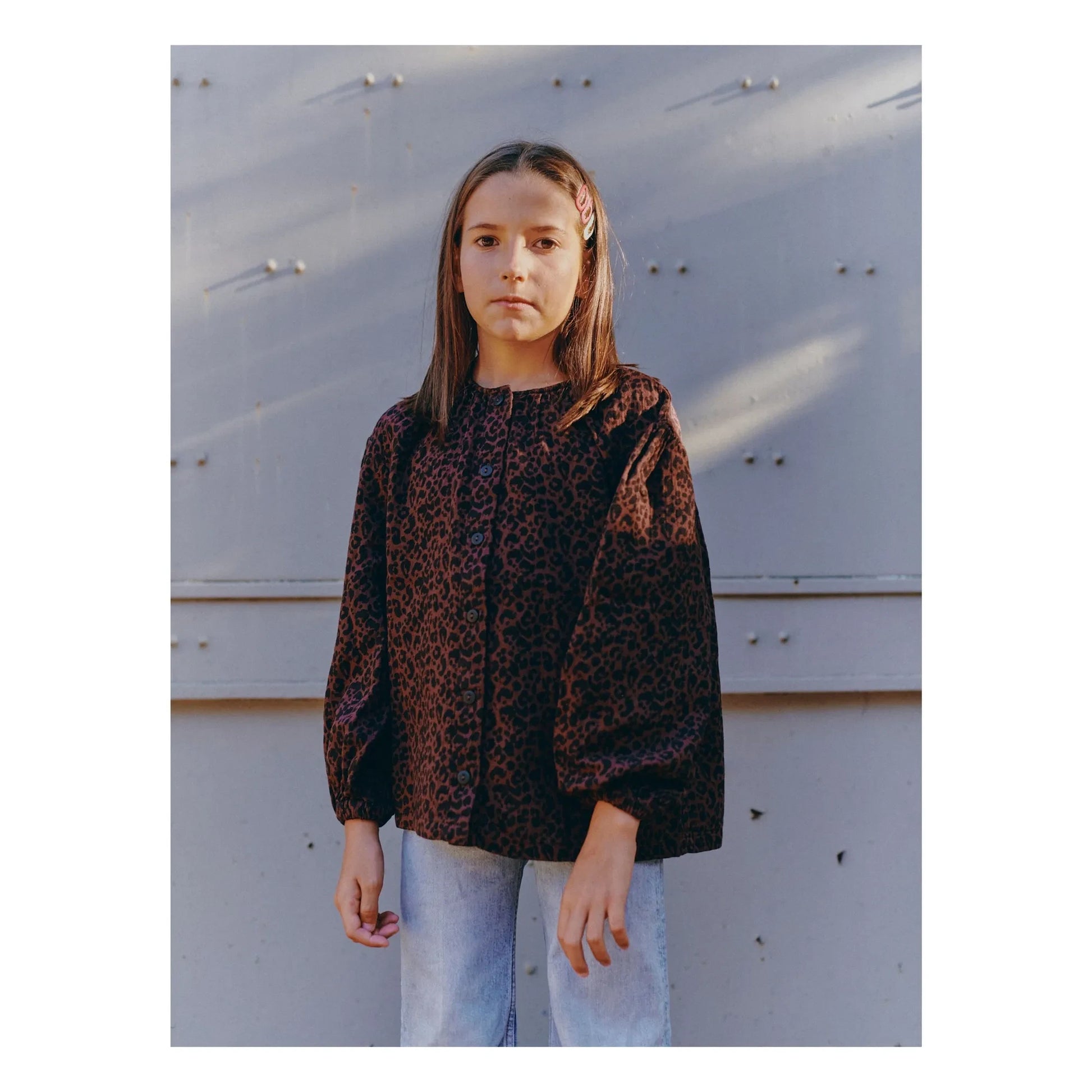 Marlot Paris - Irène Leopard blouse | Brown
