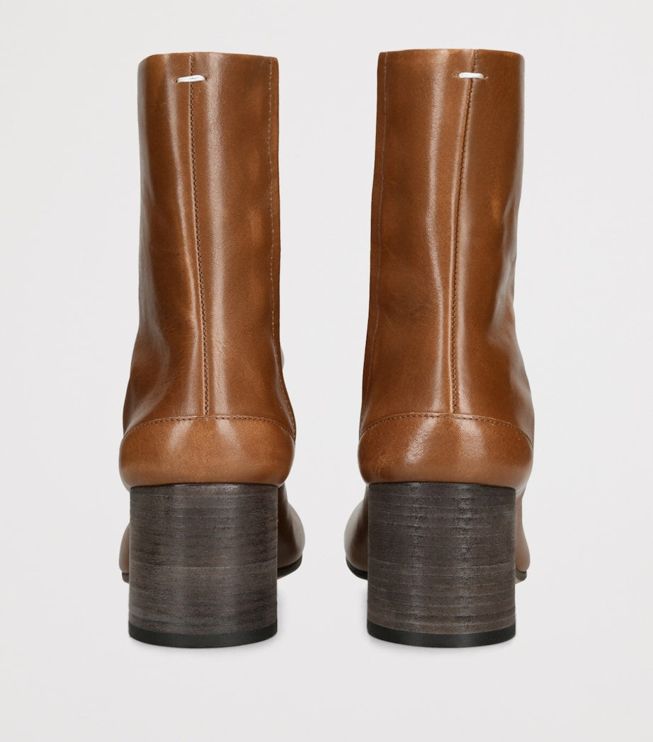 Maison Margiela Beige Sun-Bleached Leather Tabi Boots 60