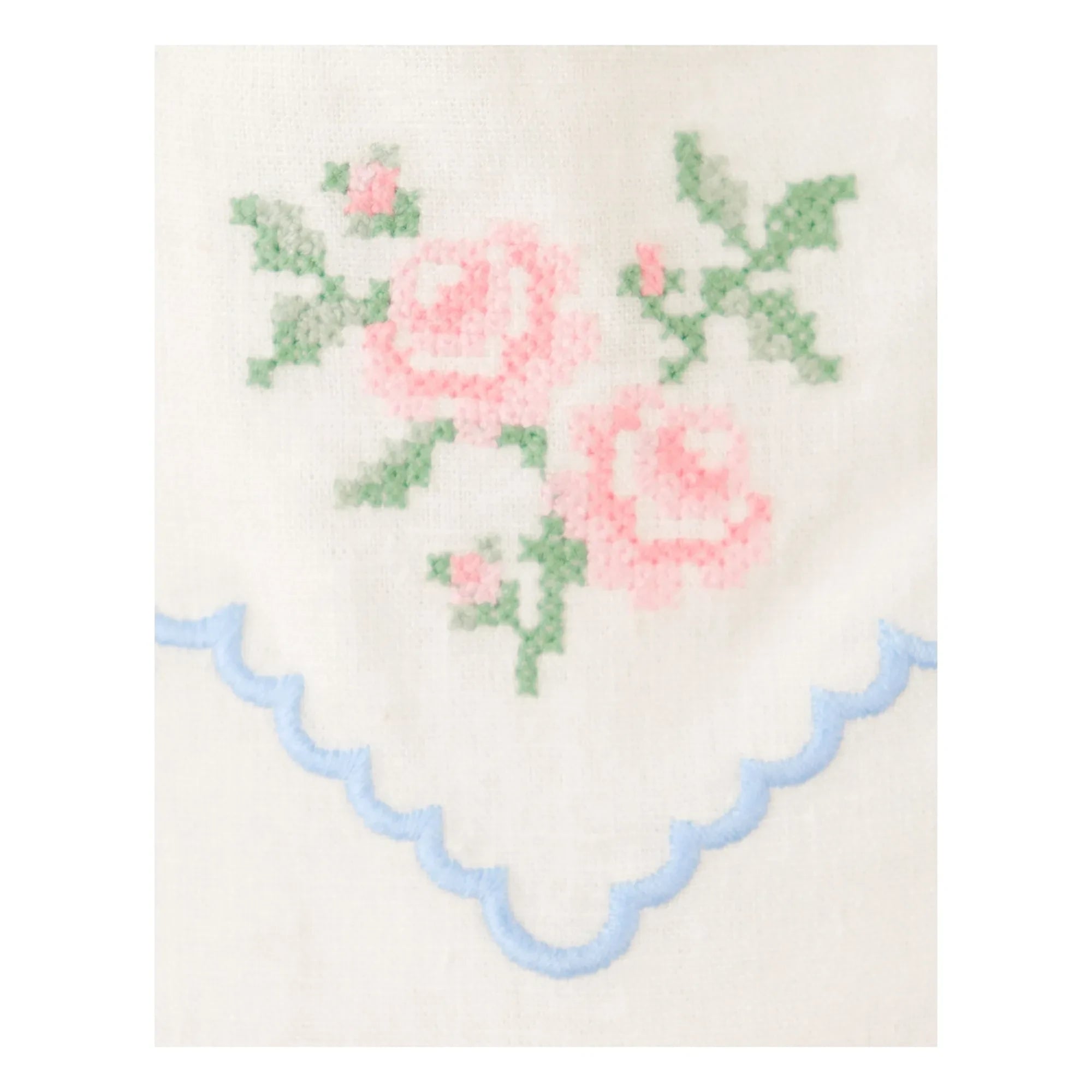 Gingersnaps - Linen Embroidered Genny Playsuit | Ecru