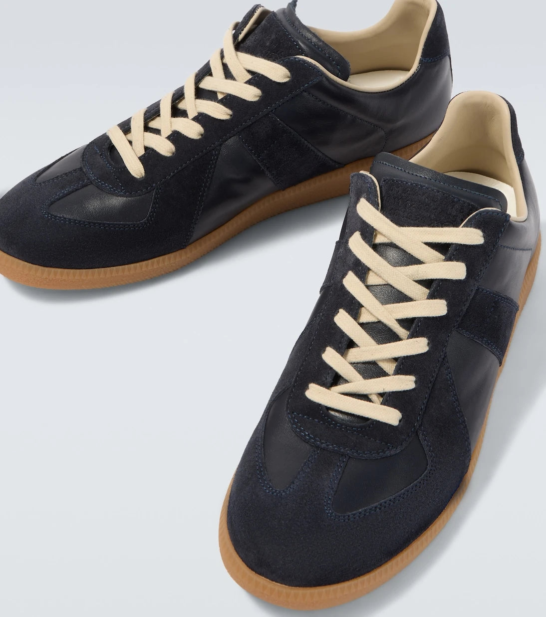 Maison Margiela - Replica suede and leather sneakers