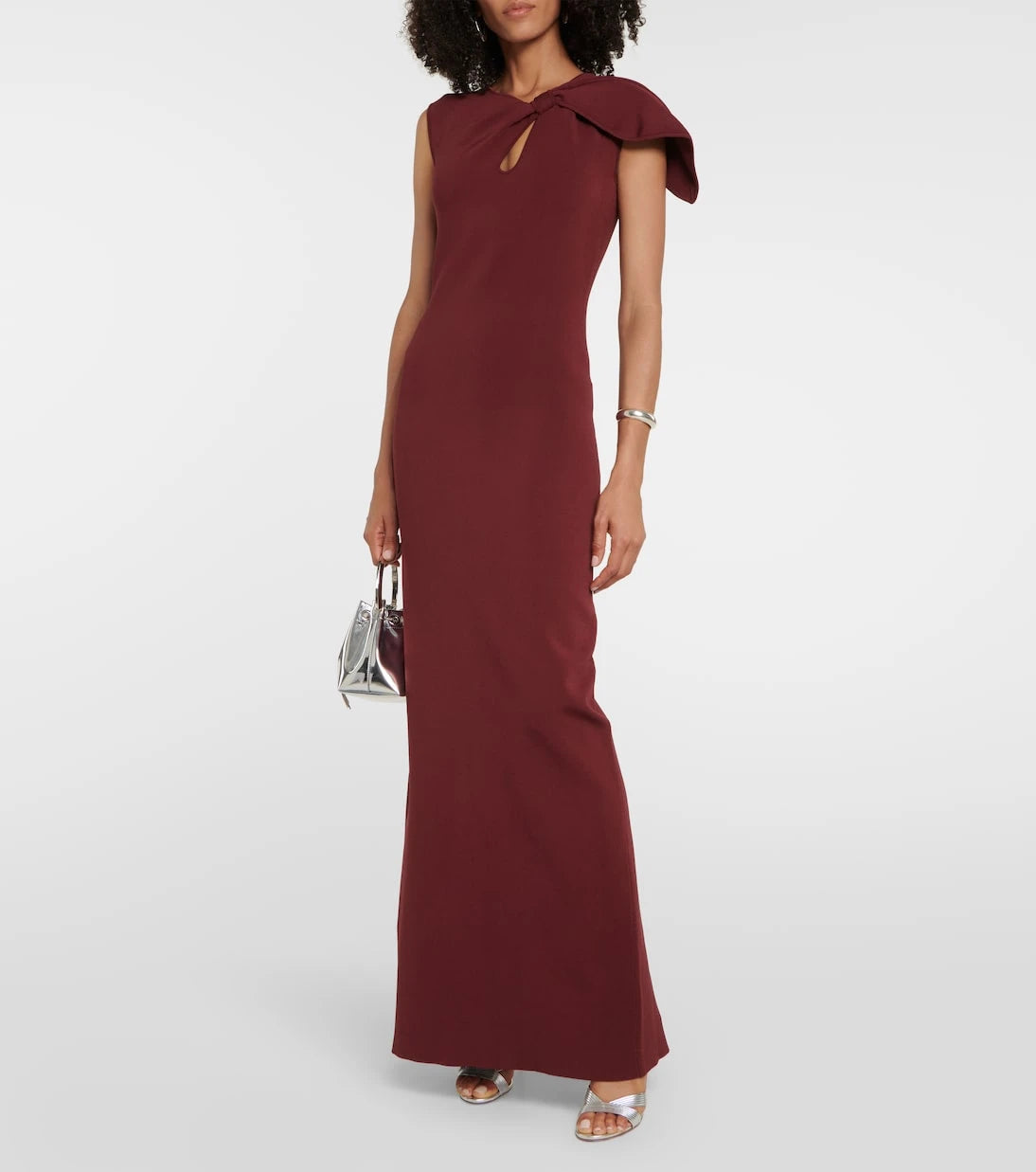 Roland Mouret - Asymmetric cutout maxi dress