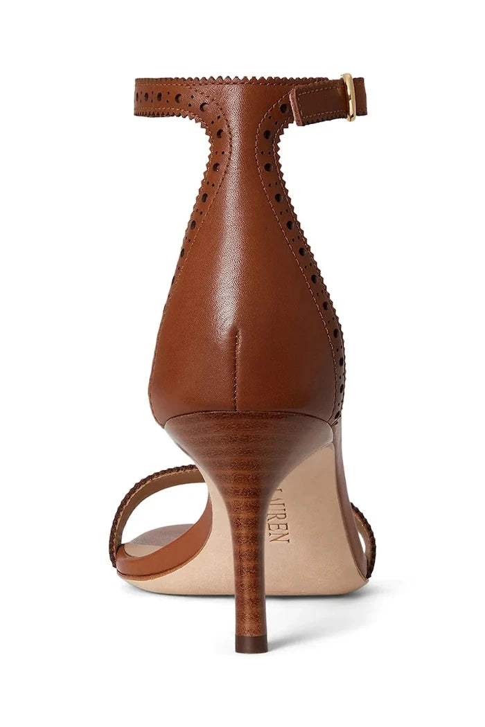 Lauren Ralph Lauren Kadın Topuklu Deri Sandalet Allie M