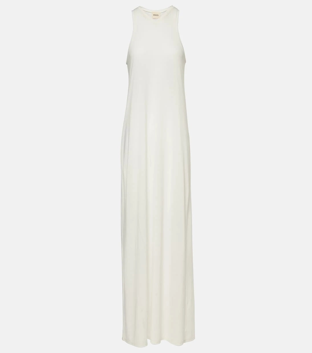 Khaite - Vernetta cotton-blend jersey maxi dress
