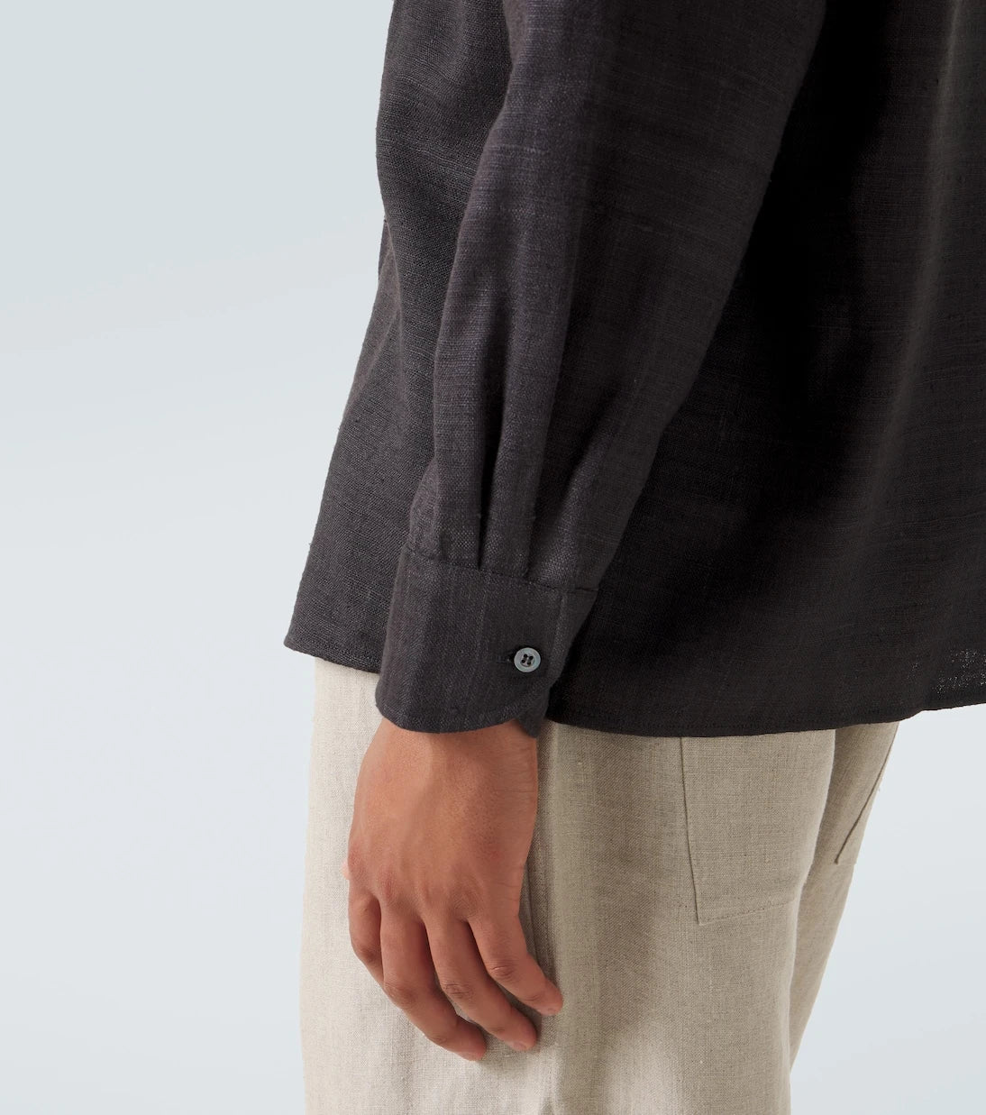 Saman Amel - Regis silk shirt jacket