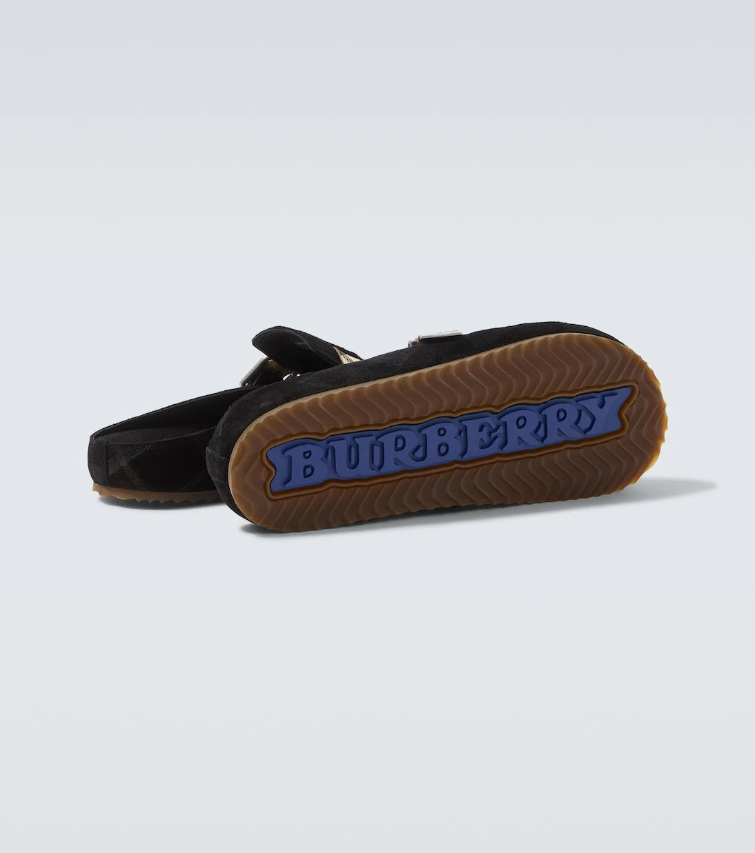 Burberry - Urchin suede clogs