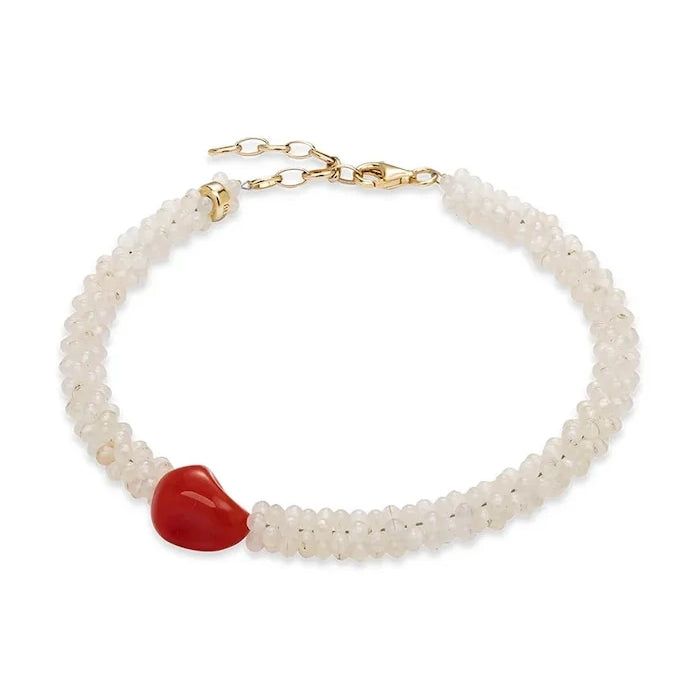 Cream Anklet