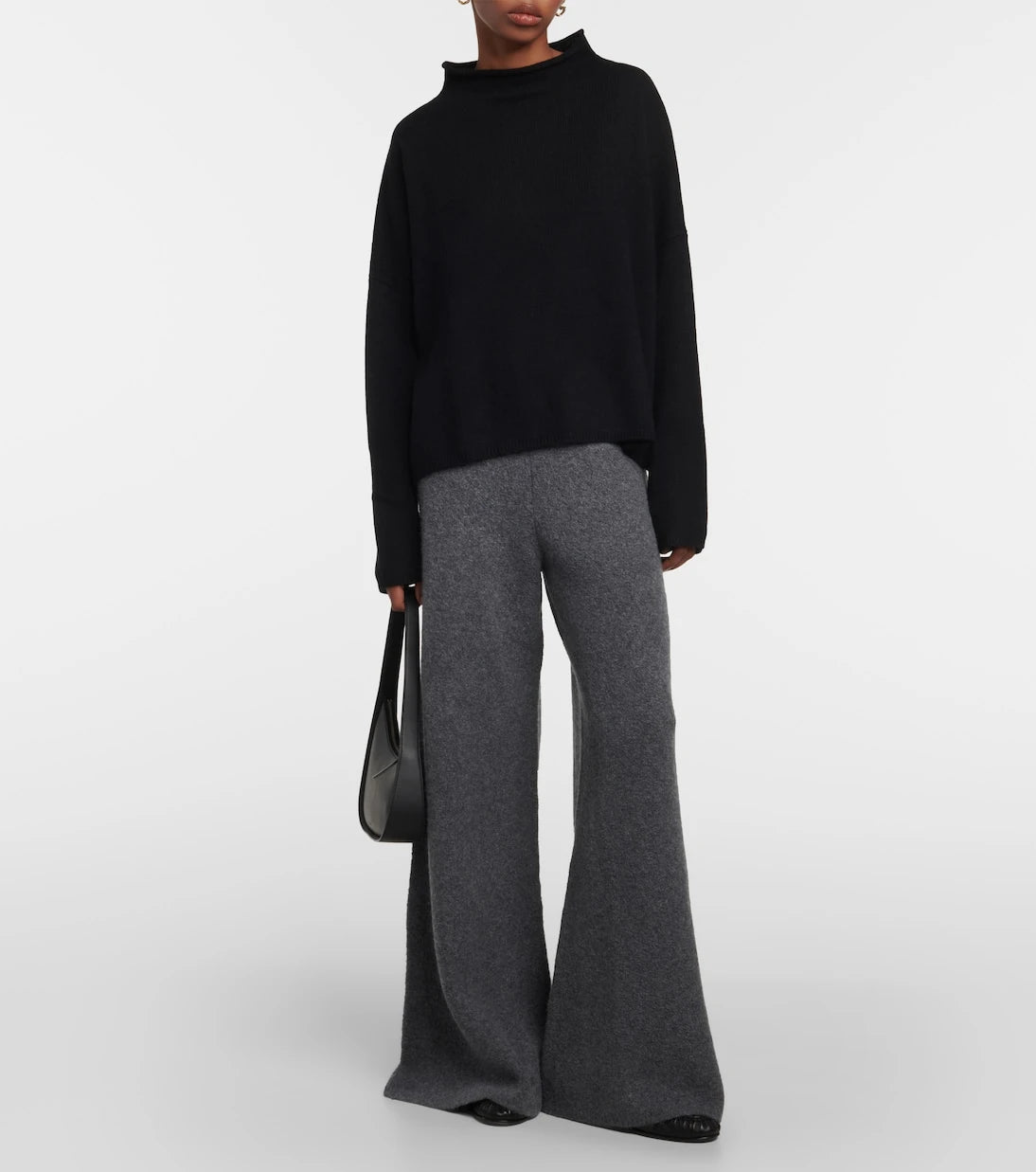 Lisa Yang - Sandy cashmere mockneck sweater
