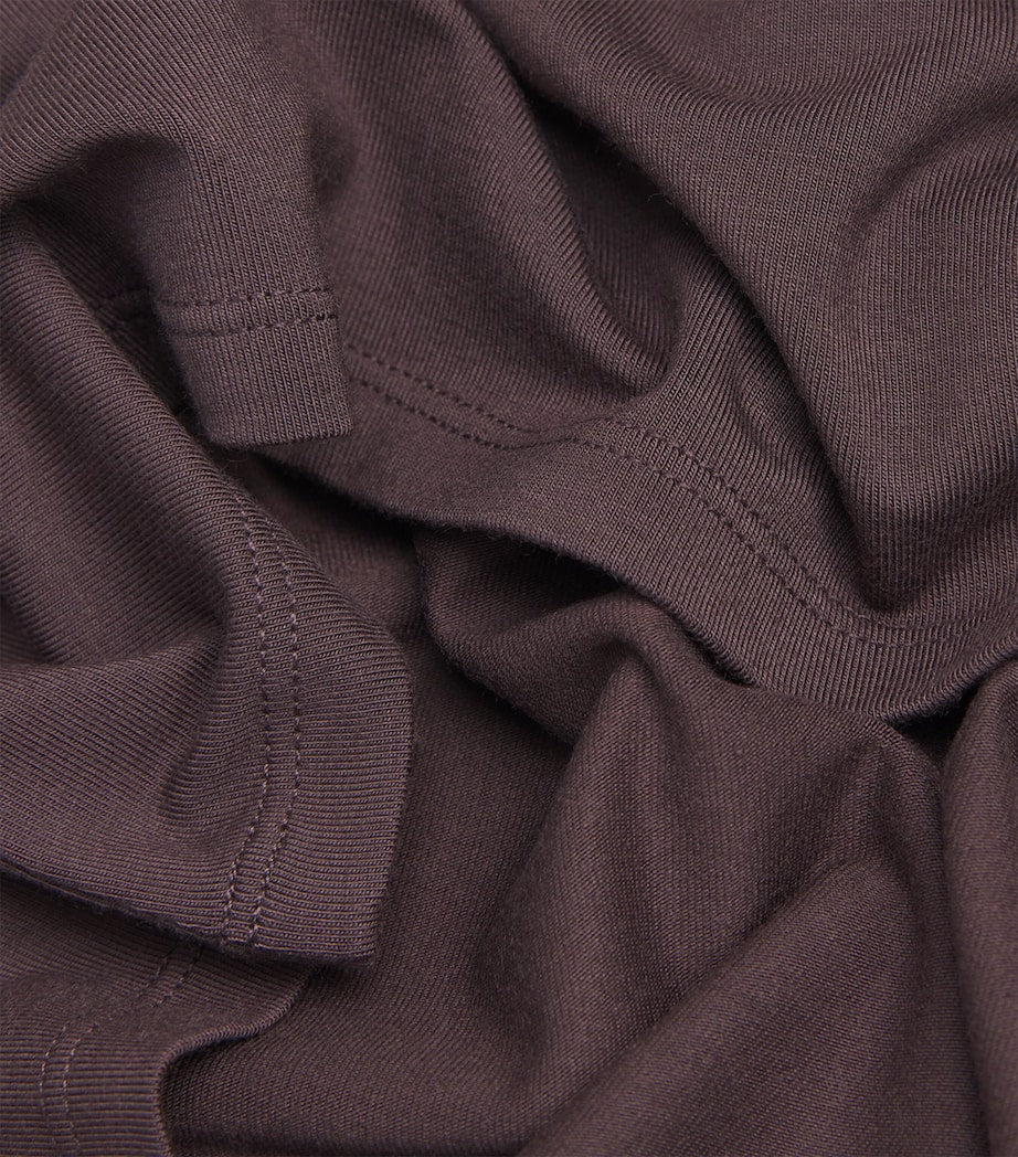 Burgundy Soft Lounge Midi Skirt