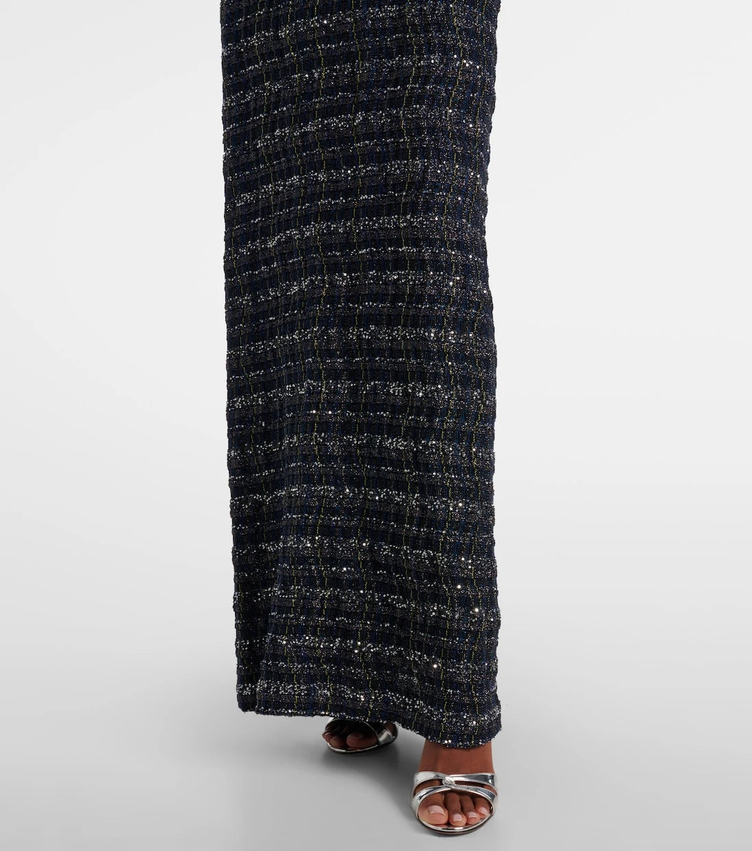 Missoni - فستان ماكسي من التويد المحبوك بقصات