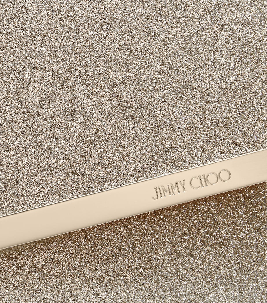 Silver Glitter Emmie Clutch Bag