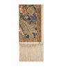 Valentino Garavani Navy Silk Fringed Printed Scarf