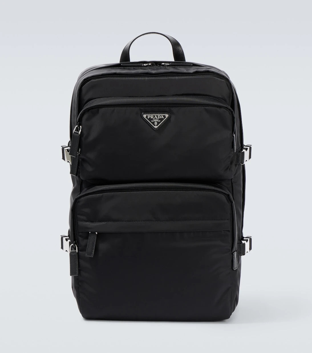 Prada - Re-Nylon leather-trimmed backpack