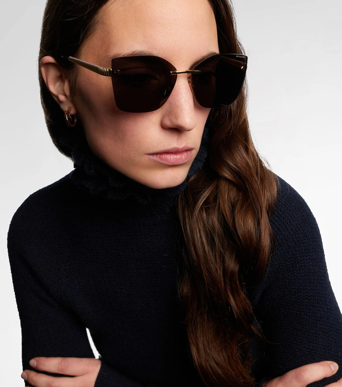 Bvlgari - Tubogas cat-eye sunglasses
