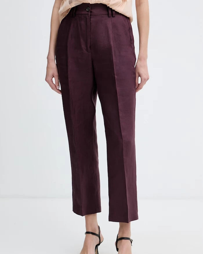 Sisley kadın keten pantolon