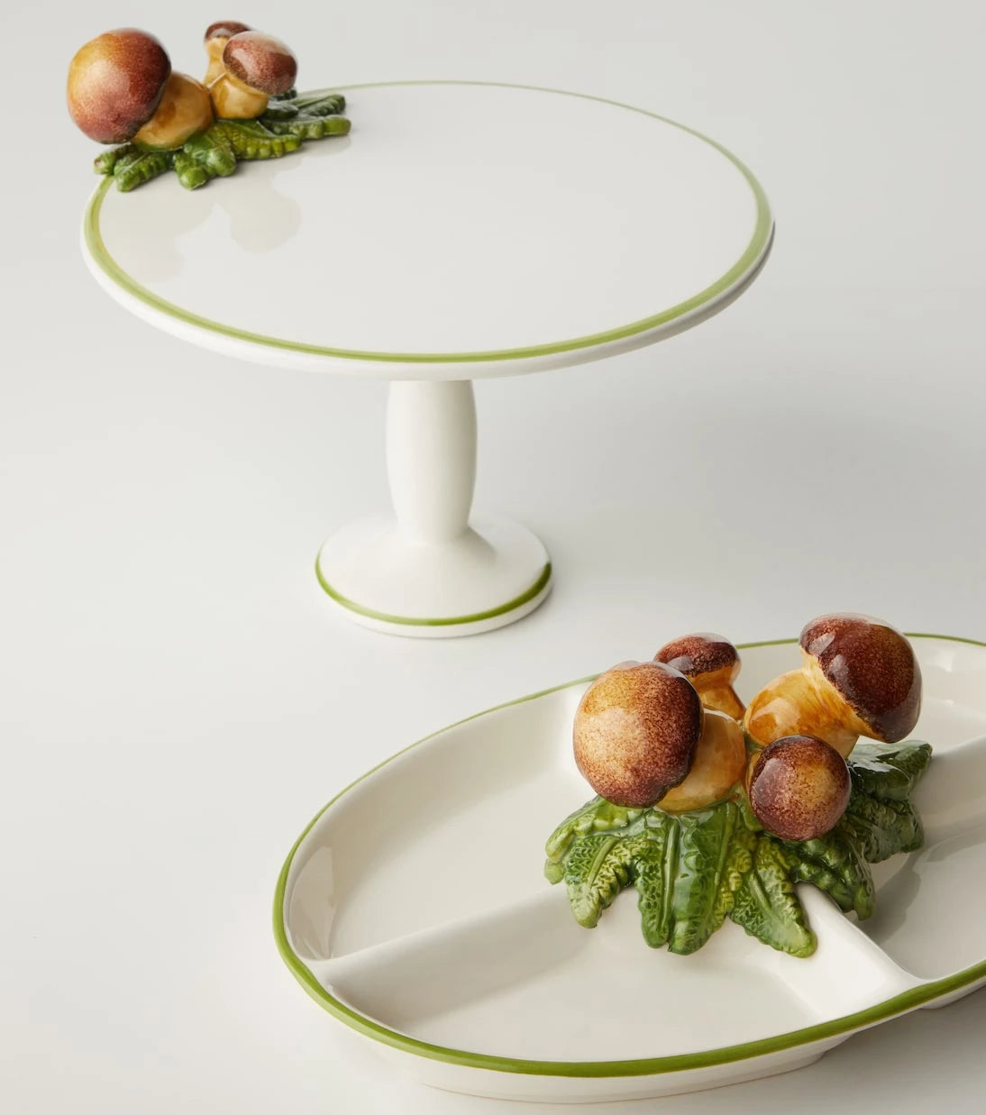 Les-Ottomans - Mushroom ceramic cake stand