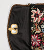 Valentino Garavani Multi Beaded Vain Soft Clutch Bag