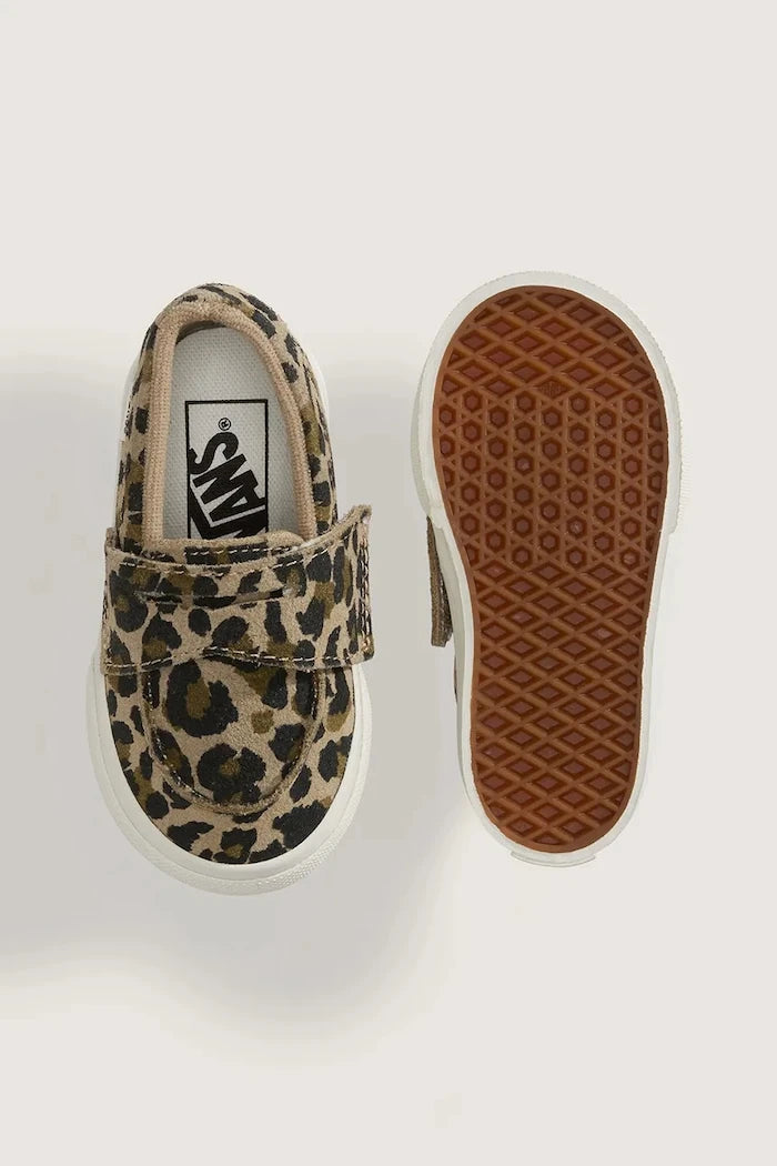 Vans çocuk süet loafer Loafer 53 LEOPARD