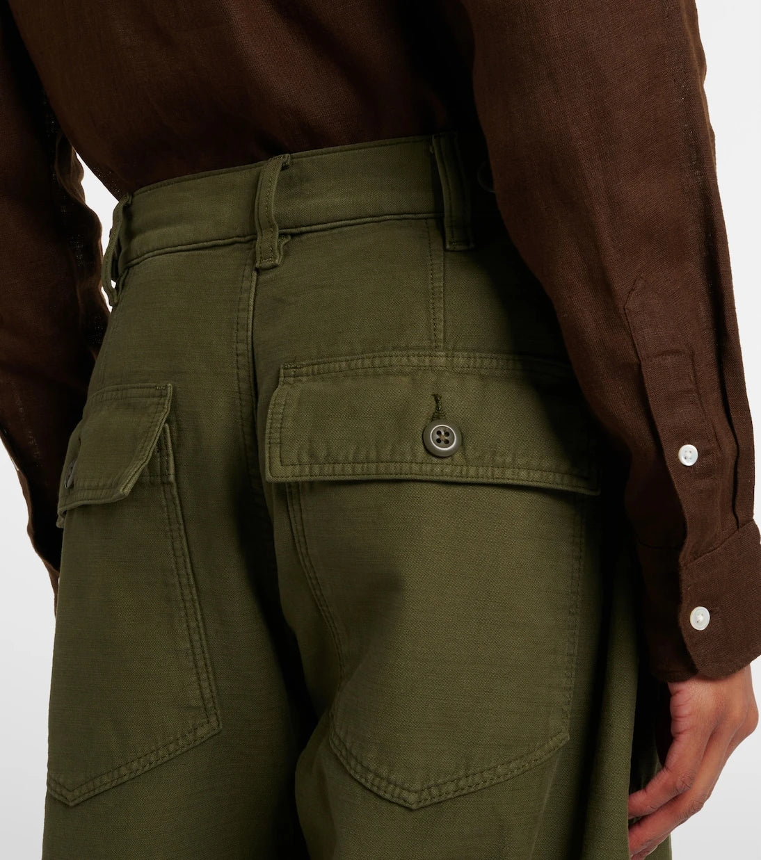 Polo Ralph Lauren - Cotton barrel-leg pants