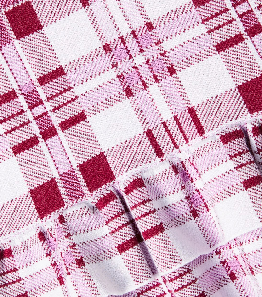 Self-Portrait Kids - Ruffled checked skirt