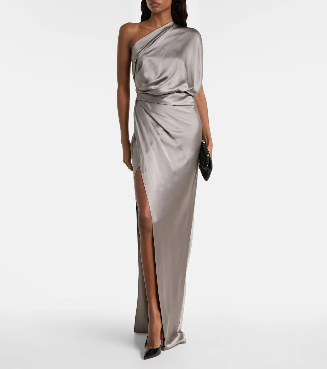 The Sei - Draped silk satin gown