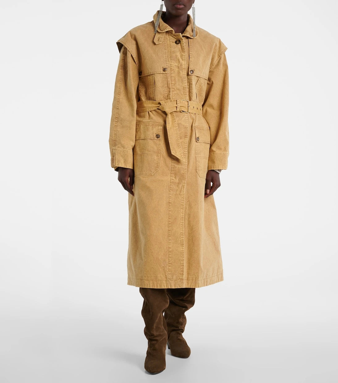 Marant Etoile - Michaela denim trench coat