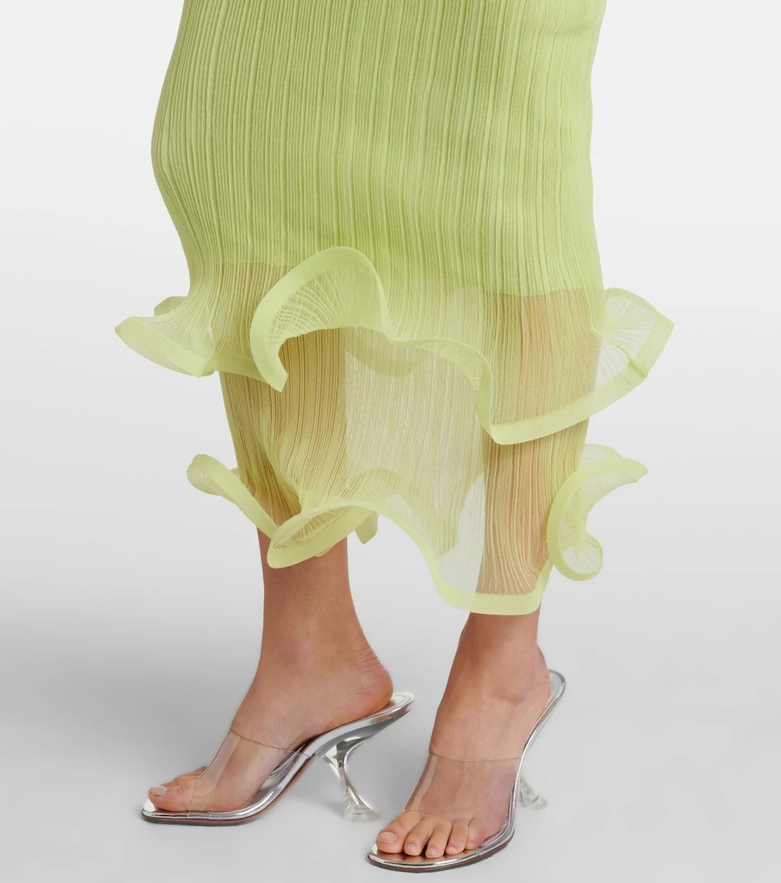 Simkhai - Ruffled midi skirt