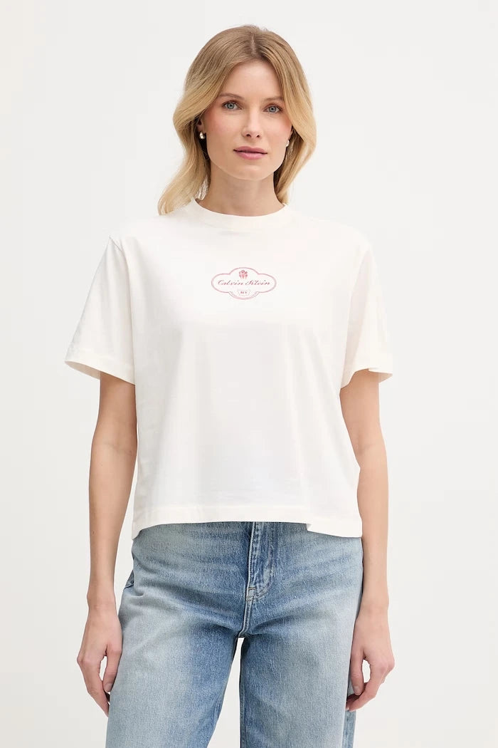 Calvin Klein Jeans тениска дамска от памук