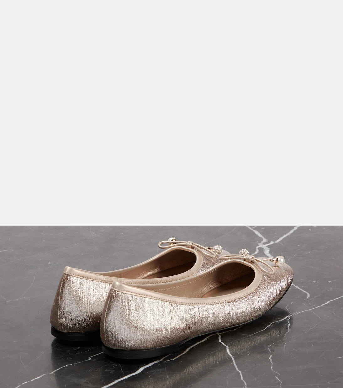 Jimmy Choo - Elme glitter ballet flats