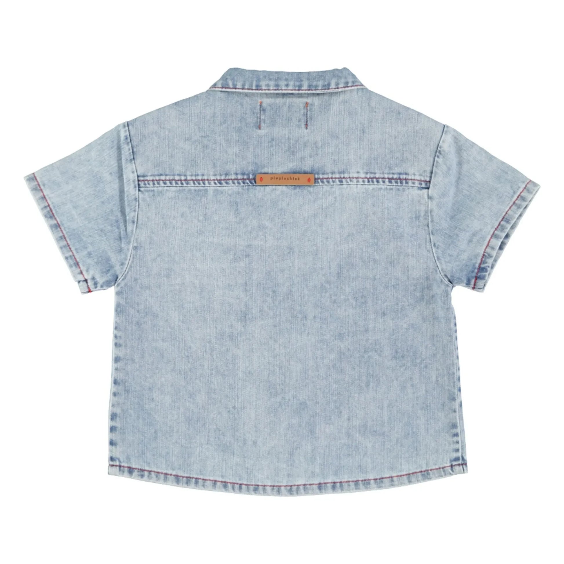Piupiuchick - Denim shirt | Washed blue