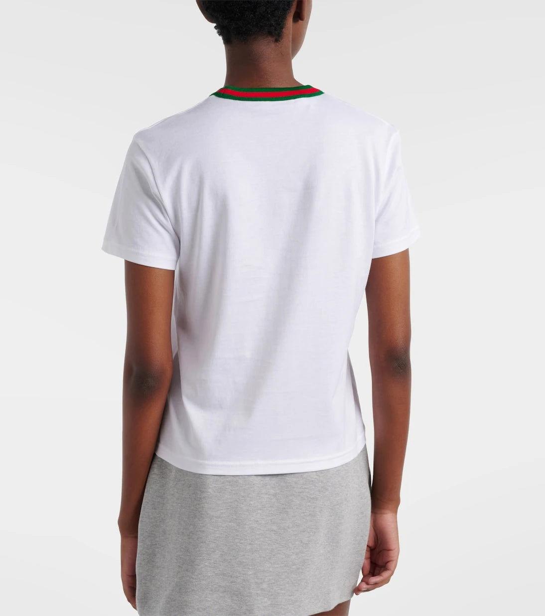 Gucci - Webstripe cotton jersey T-shirt