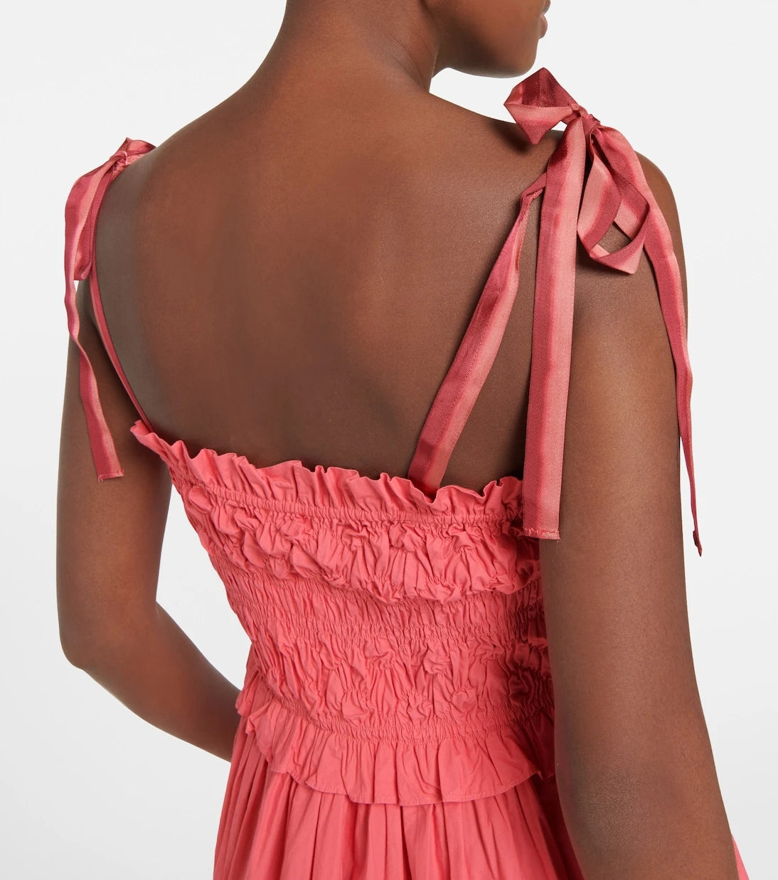 Ulla Johnson - Akshara smocked cotton midi dress