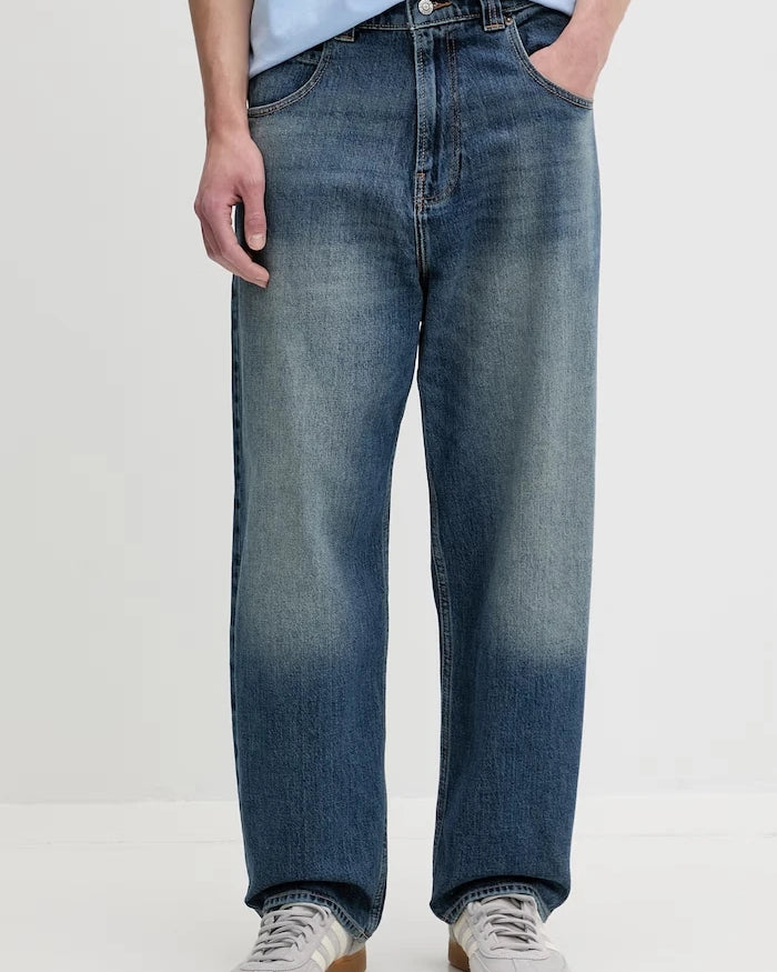 Hollister Co. Erkek Relaxed Fit Kot Pantolon