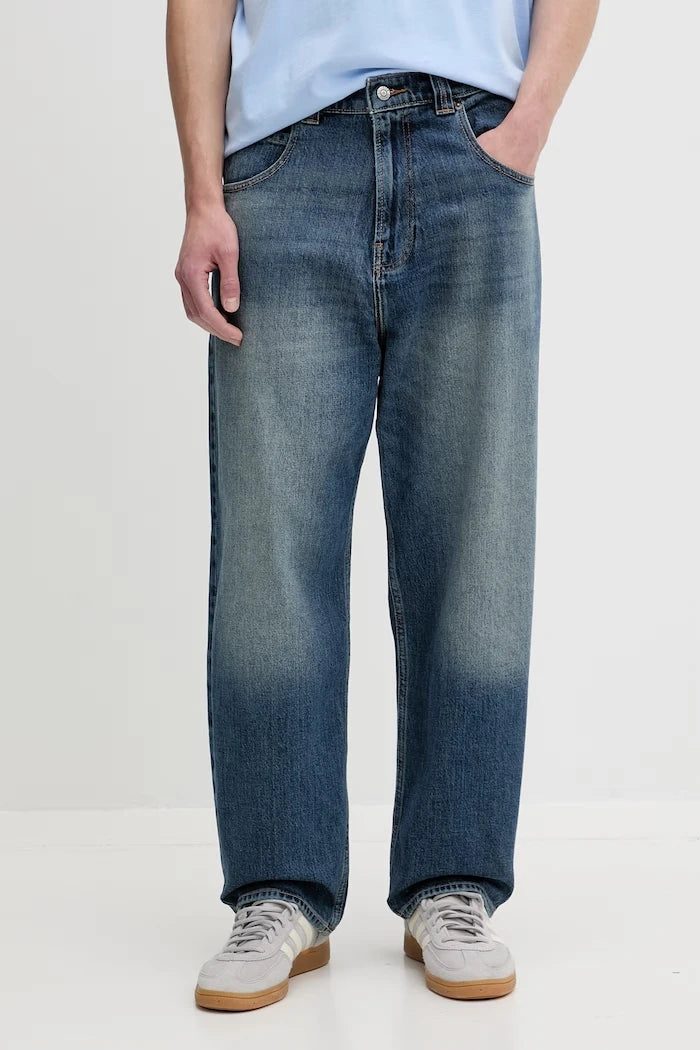 Hollister Co. Erkek Relaxed Fit Kot Pantolon