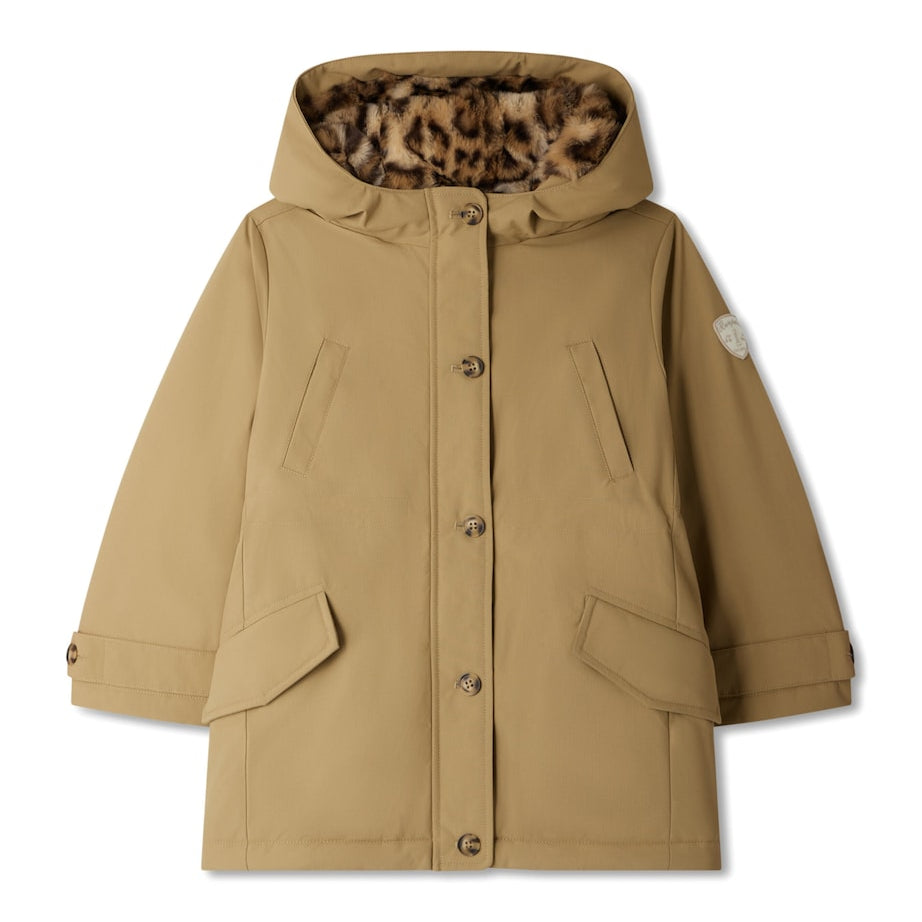 Water-Repellent Hooded Parka (10-14 Years)