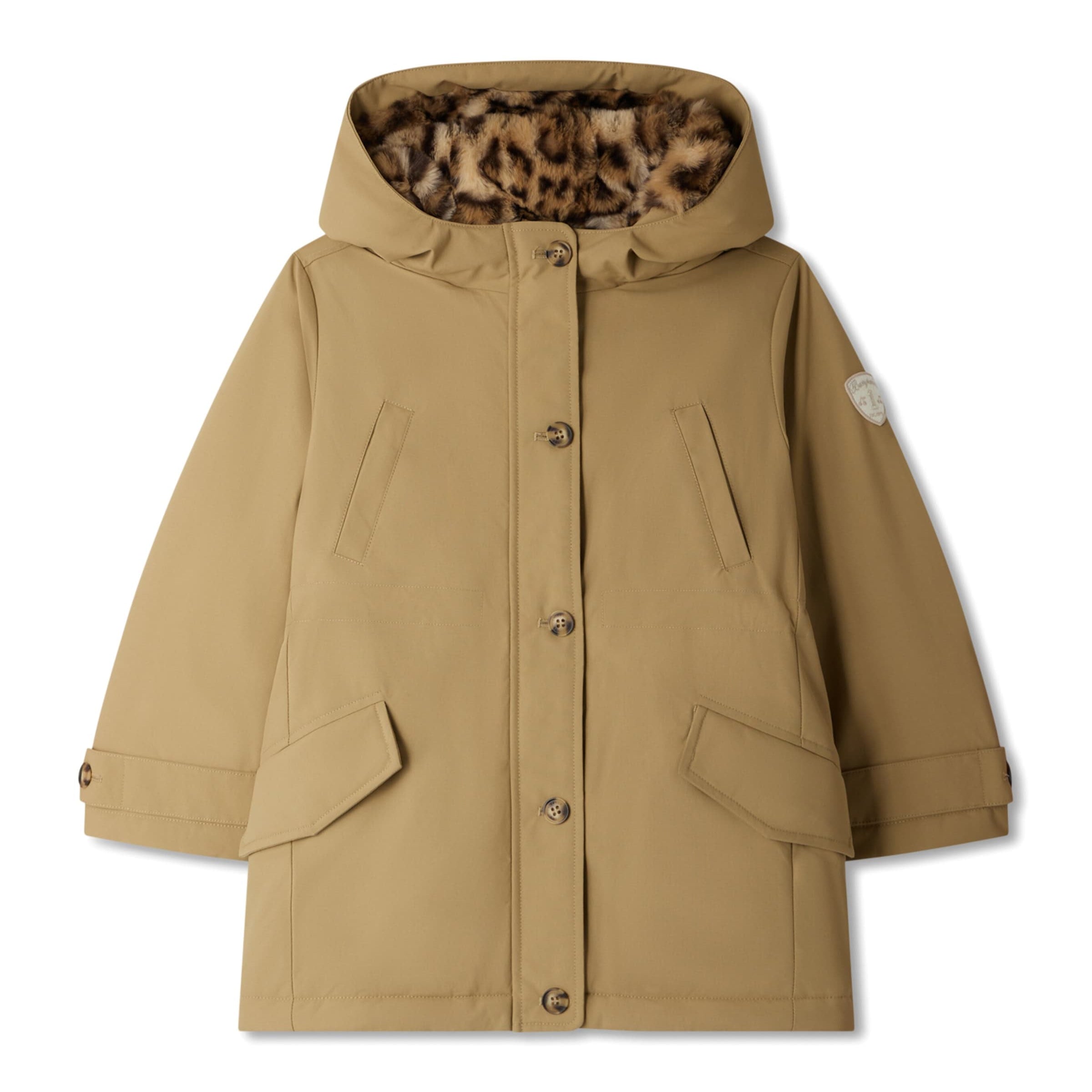 Water-Repellent Hooded Parka (4-8 Years)